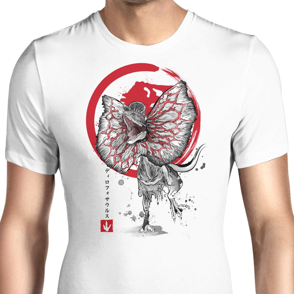 Dilophosaurus Sumi-e - Men's Apparel