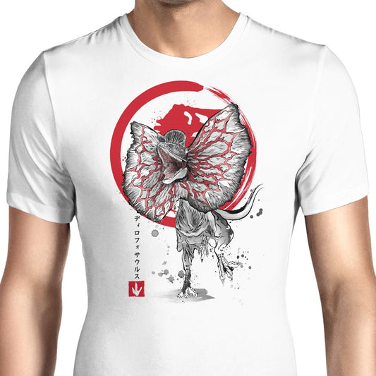 Dilophosaurus Sumi-e - Men's Apparel