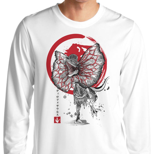 Dilophosaurus Sumi-e - Long Sleeve T-Shirt