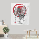 Dilophosaurus Sumi-e - Wall Tapestry