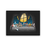 Dinner Before Christmas - Canvas Print