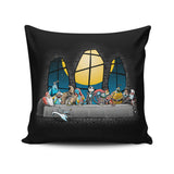 Dinner Before Christmas - Throw Pillow