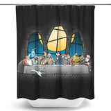 Dinner Before Christmas - Shower Curtain