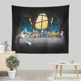 Dinner Before Christmas - Wall Tapestry