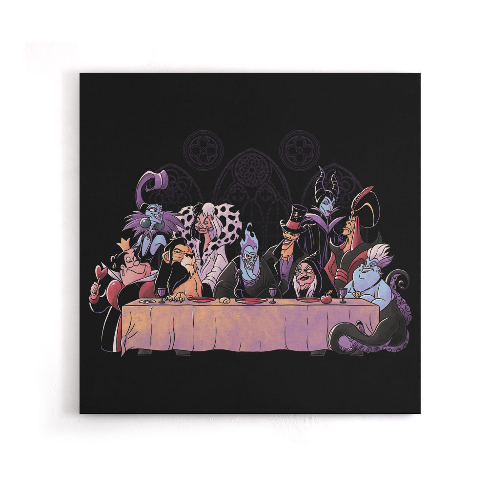 Dinner of Villains - Canvas Print
