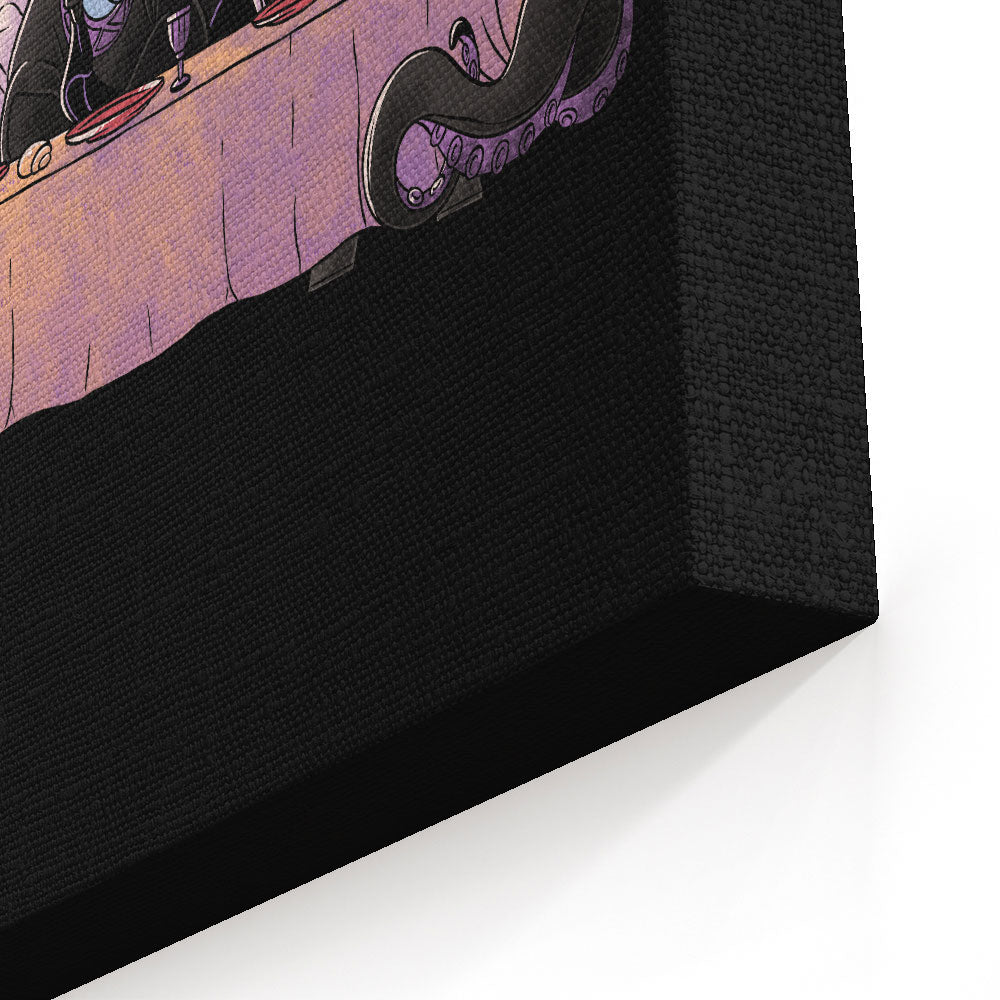 Dinner of Villains - Canvas Print