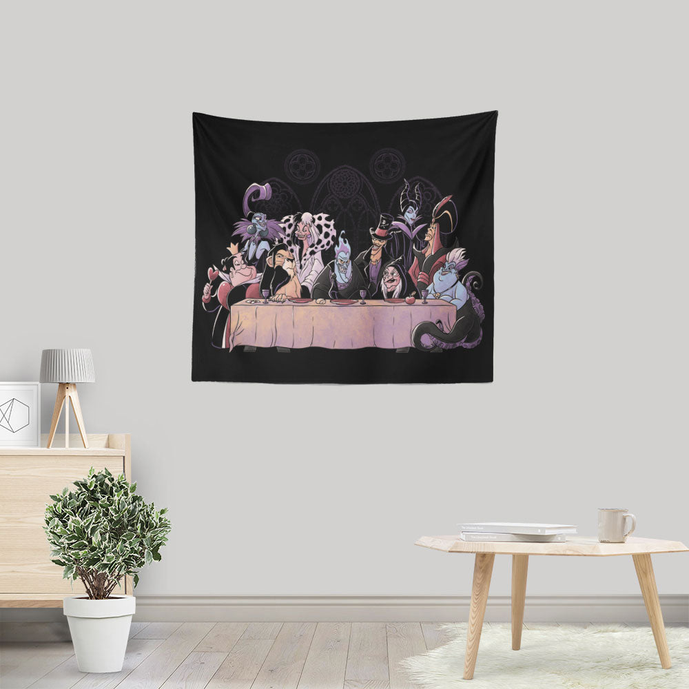 Dinner of Villains - Wall Tapestry