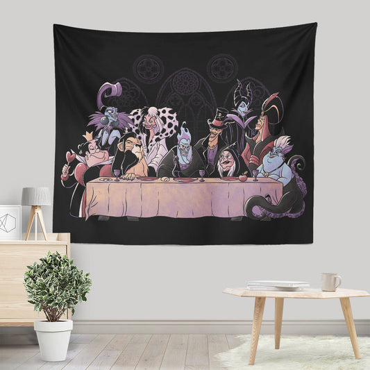 Dinner of Villains - Wall Tapestry
