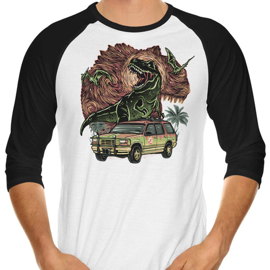 Dino Expedition - 3/4 Sleeve Raglan T-Shirt