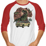 Dino Expedition - 3/4 Sleeve Raglan T-Shirt