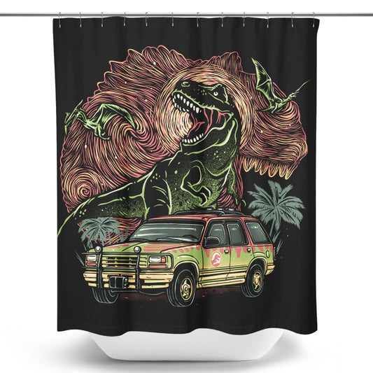 Dino Expedition - Shower Curtain