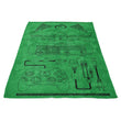 Direct Box (Alt) - Fleece Blanket