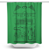 Direct Box (Alt) - Shower Curtain