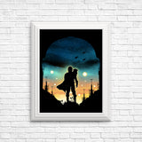 Djarin Sunset - Posters & Prints