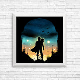 Djarin Sunset - Posters & Prints