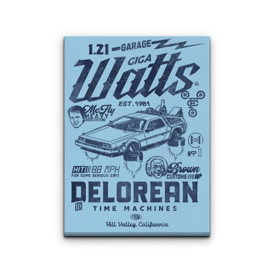 Doc Brown Customs - Canvas Print