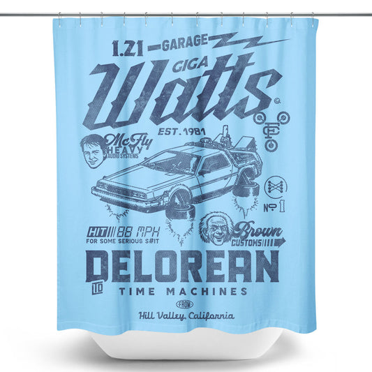 Doc Brown Customs - Shower Curtain