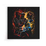 Dogpool Love - Canvas Print