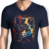 Dogpool Love - Men's V-Neck