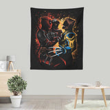 Dogpool Love - Wall Tapestry