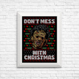 Don't Mess with Xmas - Posters & Prints