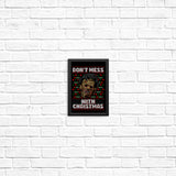 Don't Mess with Xmas - Posters & Prints