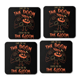 Doom and Gloom - Coasters