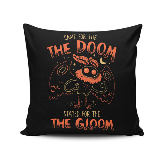 Doom and Gloom - Throw Pillow
