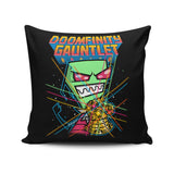 Doomfinity Gauntlet - Throw Pillow
