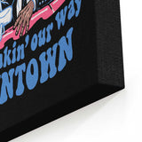 Downtown Driving - Canvas Print