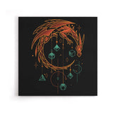 Draconic Dice Keeper - Canvas Print