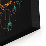 Draconic Dice Keeper - Canvas Print