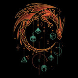 Draconic Dice Keeper - Shower Curtain