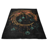 Draconic Dice Keeper - Fleece Blanket