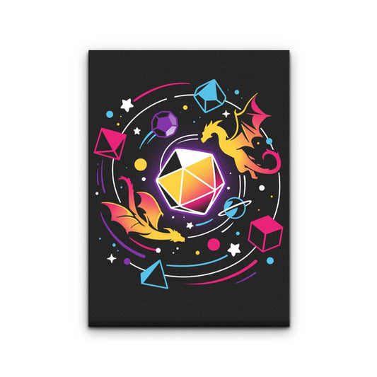 Dragon Dice Solar System - Canvas Print