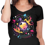 Dragon Dice Solar System - Women's V-Neck