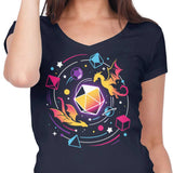 Dragon Dice Solar System - Women's V-Neck