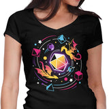 Dragon Dice Solar System - Women's V-Neck