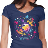 Dragon Dice Solar System - Women's V-Neck