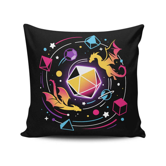 Dragon Dice Solar System - Throw Pillow
