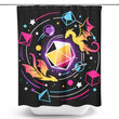 Dragon Dice Solar System - Shower Curtain