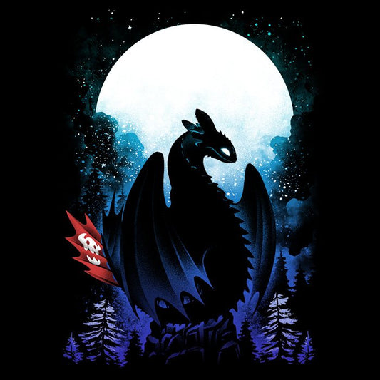Dragon in the Moonlight - Women's V-Neck