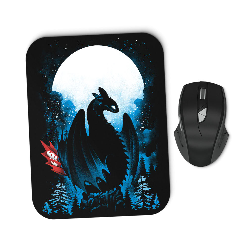 Dragon in the Moonlight - Mousepad