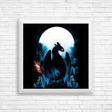 Dragon in the Moonlight - Posters & Prints