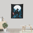 Dragon in the Moonlight - Wall Tapestry