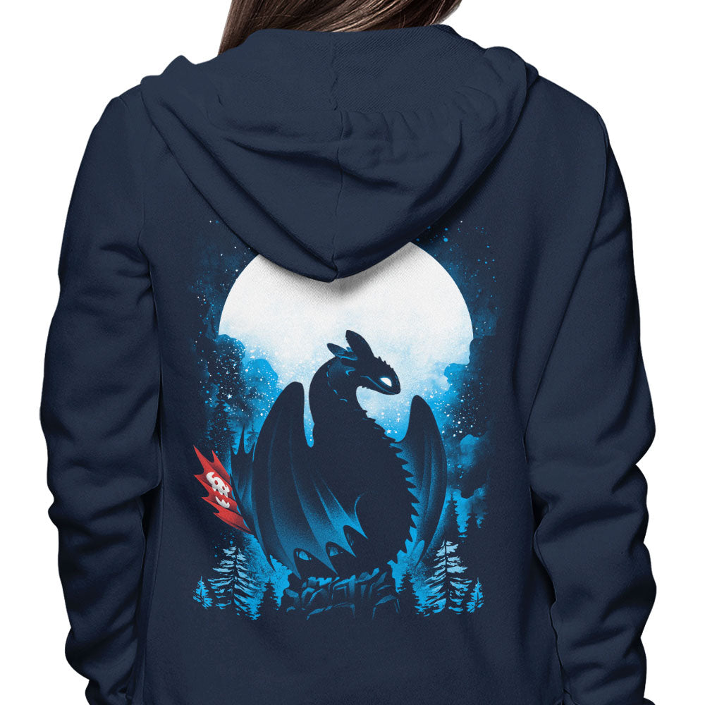 Dragon in the Moonlight - Hoodie
