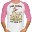 Duck Around - 3/4 Sleeve Raglan T-Shirt