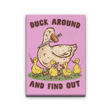 Duck Around - Canvas Print
