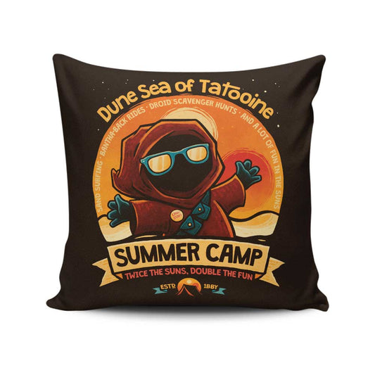 Dune Sea Summer Camp - Throw Pillow