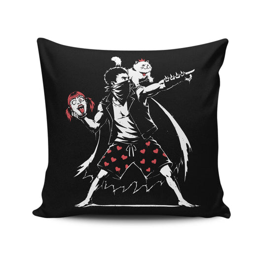 Dungeon Crawler Graffiti - Throw Pillow